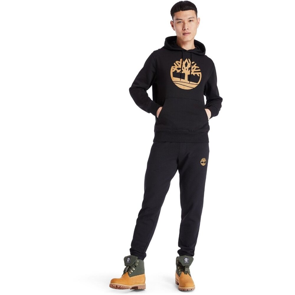MEN Timberland Core Tree Logo Pullover Hoodie Black (TB0A2BJH P56) - Picture 8 of 9